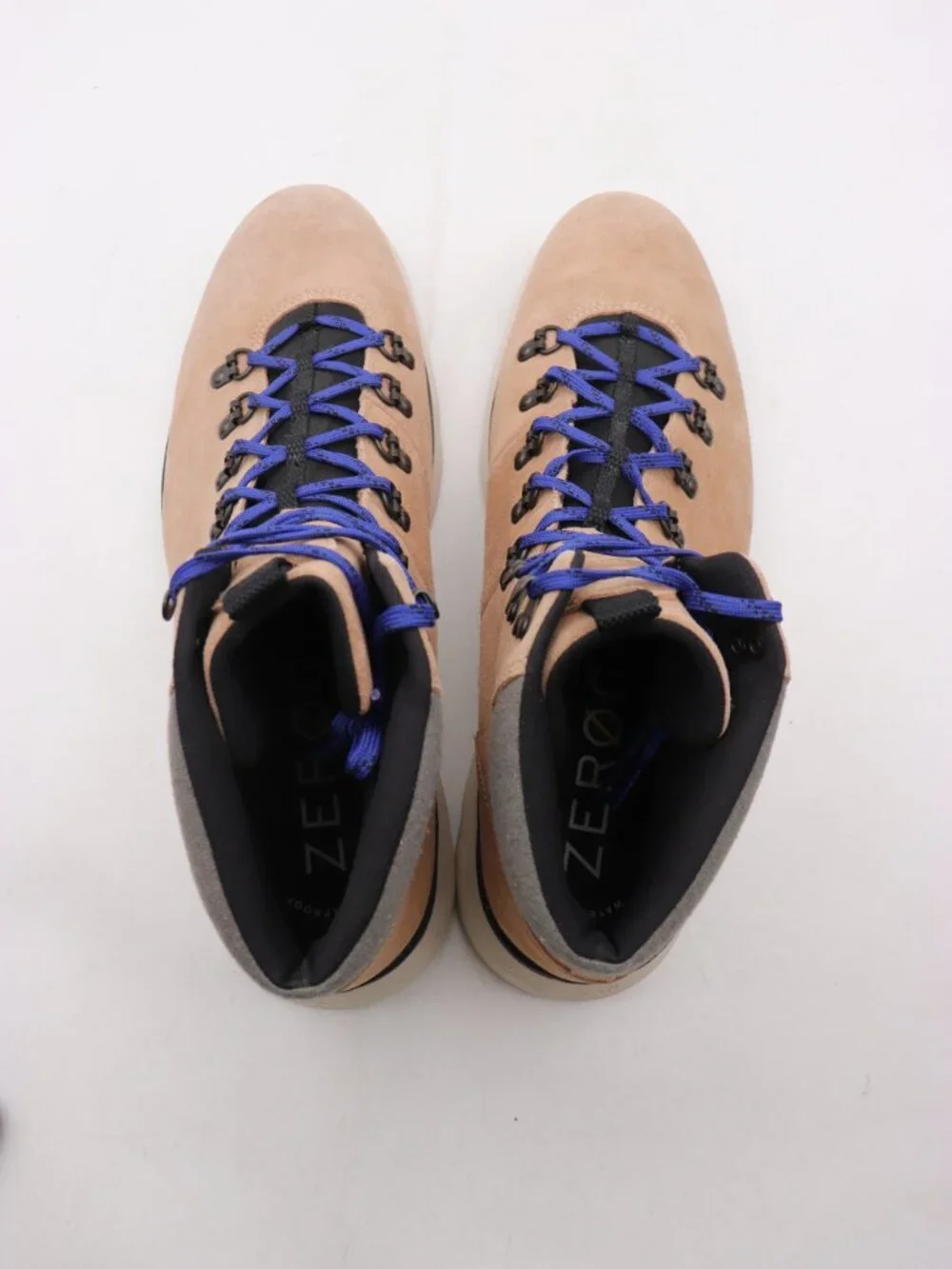 Cole Haan Zerogrand Omni Hiker Men's 12 M Casual Beige Suede Boots C35580